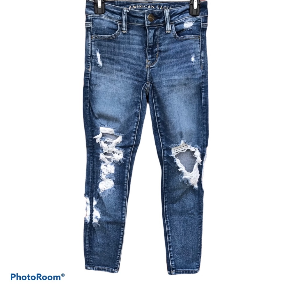 American Eagle AE Next Level Stretch Jegging Jeans Size 0 xshort